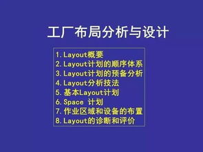 工廠的布局分析與設(shè)計(jì) 提升會議及展覽服務(wù)效率的關(guān)鍵